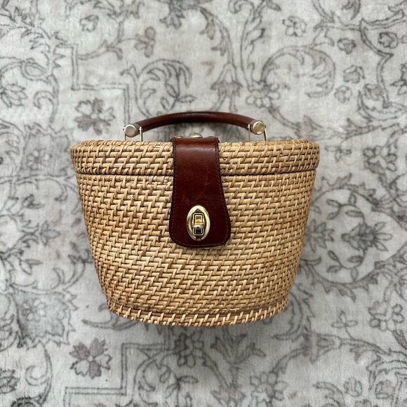 Vintage Magid Wicker Basket Bag - Picture 2 of 12